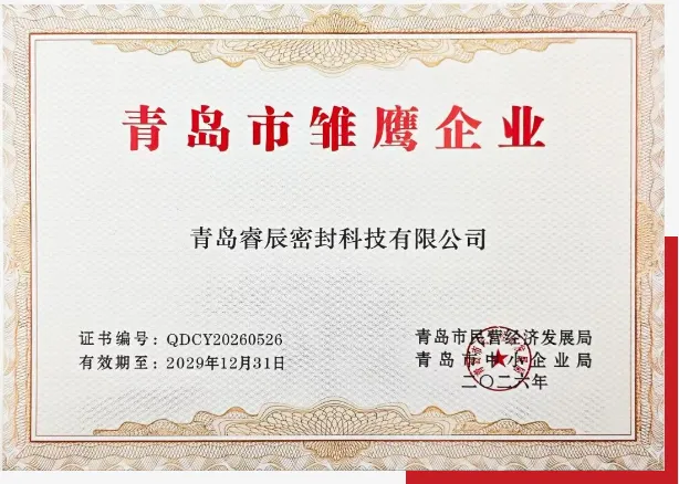 Qingdao Ruichen Sealing Technology Co., Ltd. ha sido seleccionada como 